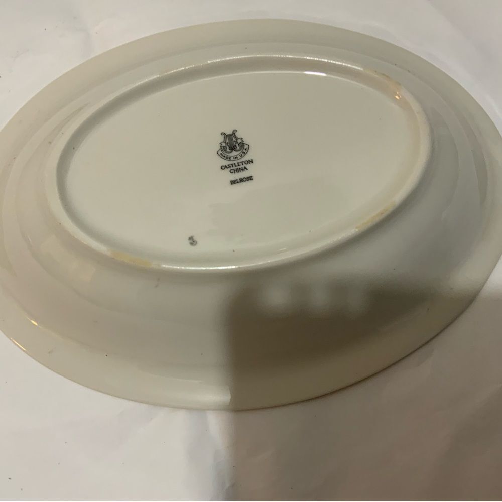 Castleton USA Belrose Oval Vegetable Bowl 10" G15 - Picture 7 of 10